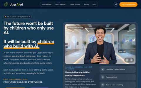 UpgrAIed™ | The Foundation for AI Literacy — screenshot