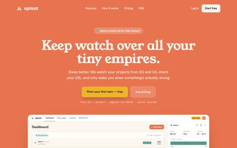 uptent — screenshot