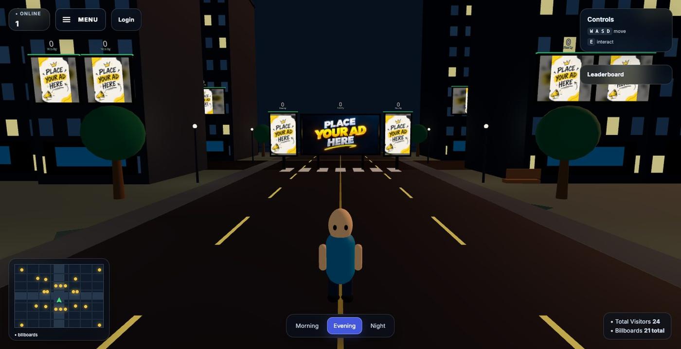 UrbanCity — Where Brands Own the Streets — screenshot