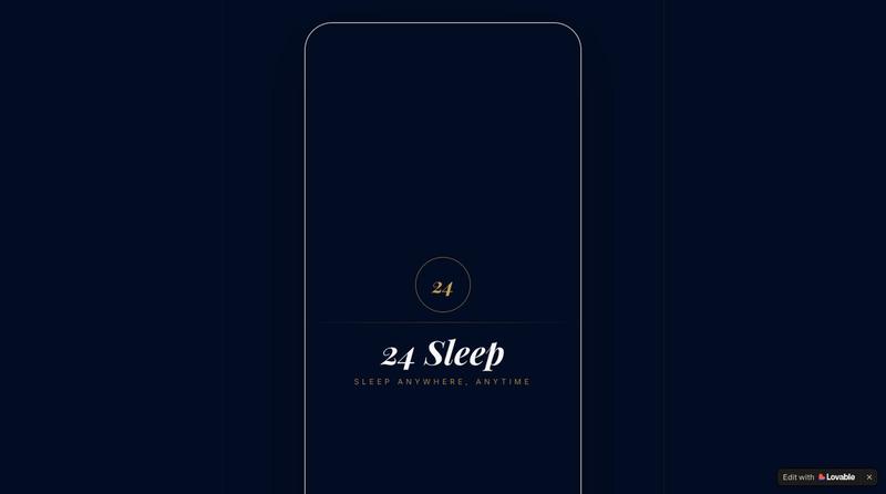 24 Sleep — Sleep Anywhere, Anytime — screenshot