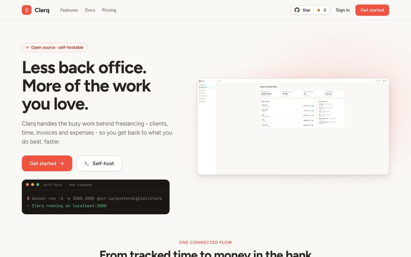 Clerq - Less back office. More of the work you love. — screenshot