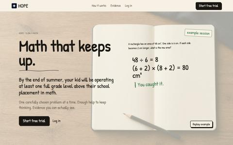 HOPE | 1-on-1 Education — screenshot