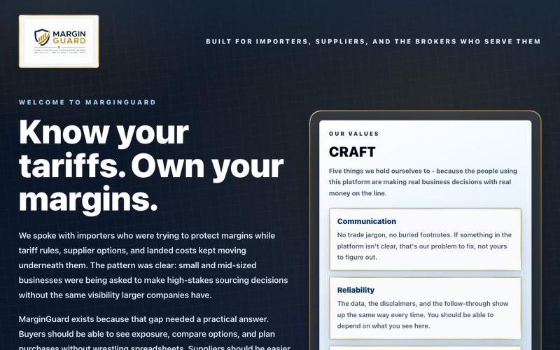 MarginGuard — screenshot