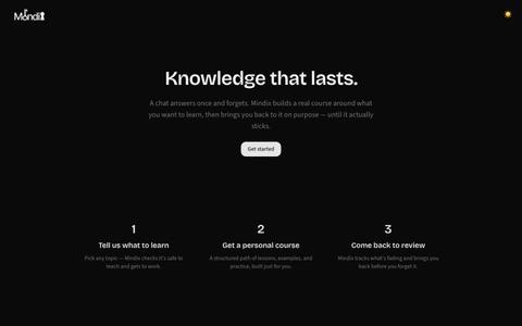 Mindix — Knowledge that lasts. — screenshot