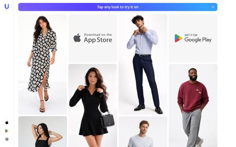 Uverest - AI Fashion Social | Try On, Share & Shop Real Brands — screenshot