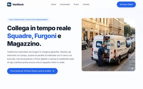 VanStock — Il tuo magazzino, sempre sotto controllo — screenshot