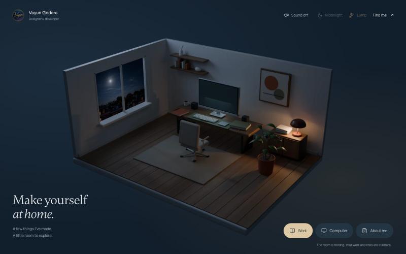 The studio — Vayun Godara — screenshot