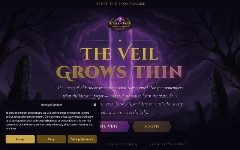Veils of Fate – Tales of Eldermoor — screenshot