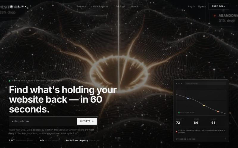 Velrix — screenshot