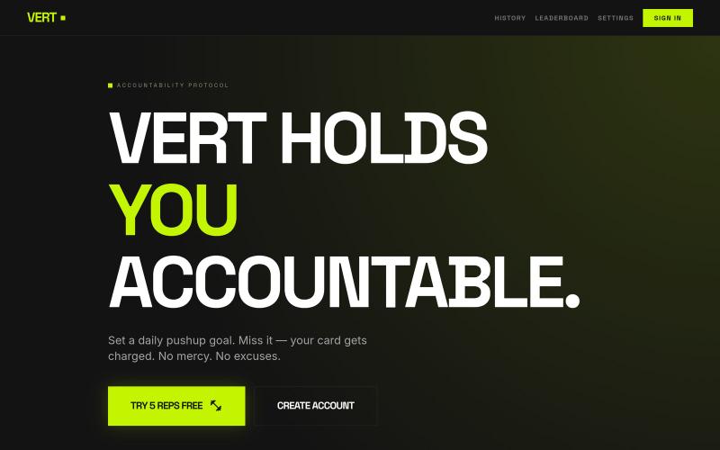 VERT — screenshot