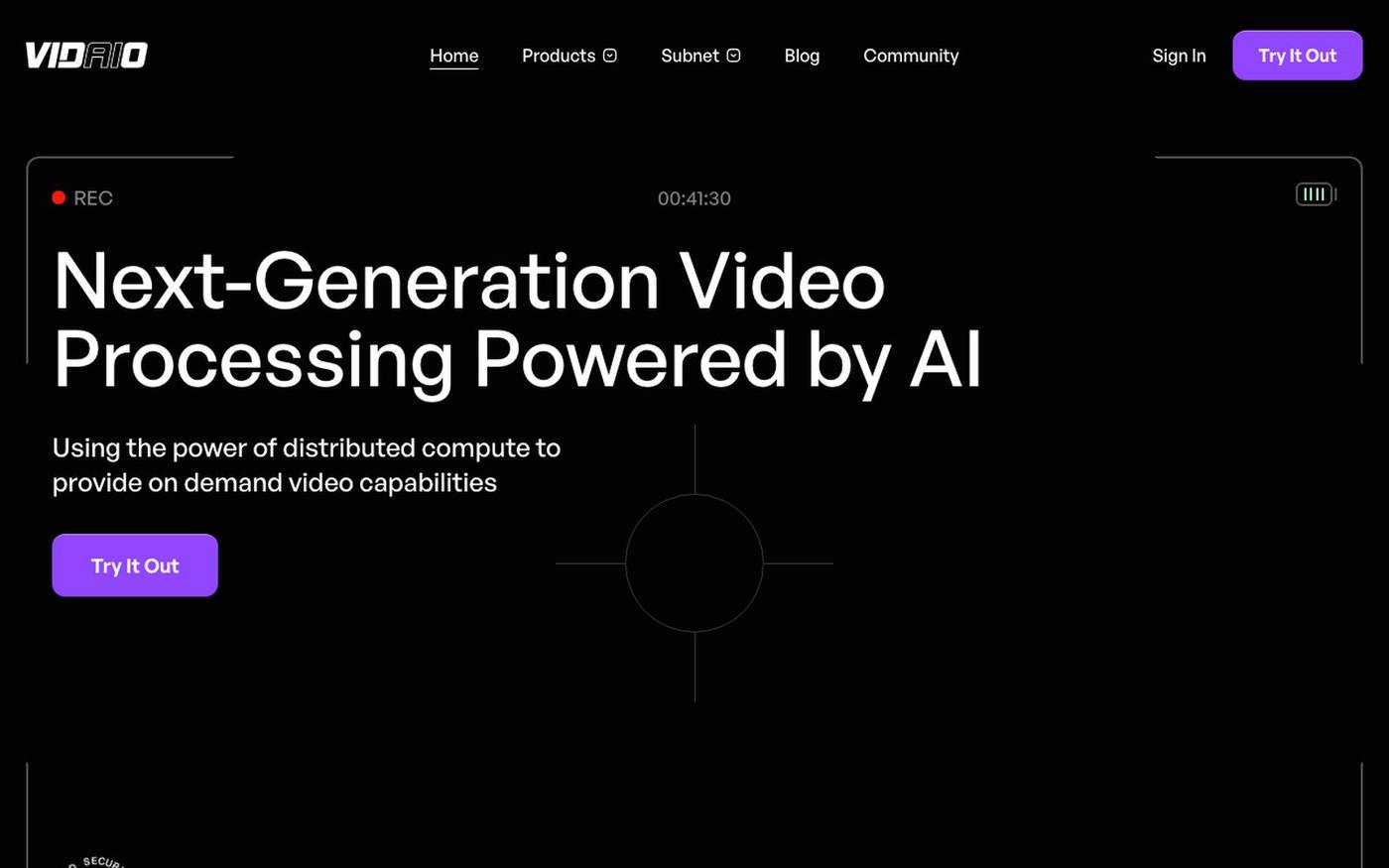 Next-Generation Video Processing Powered by AI — screenshot
