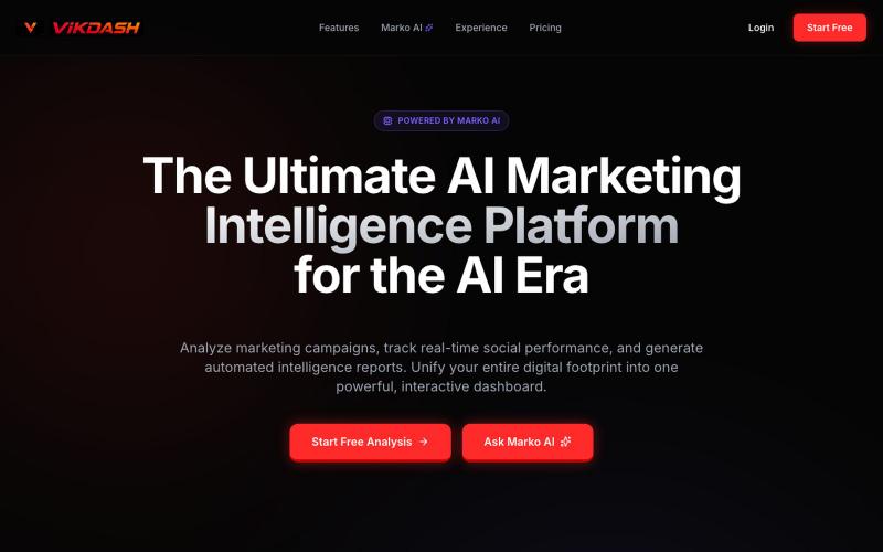 Big Dash | AI Marketing Automation Tool & Intelligence — screenshot