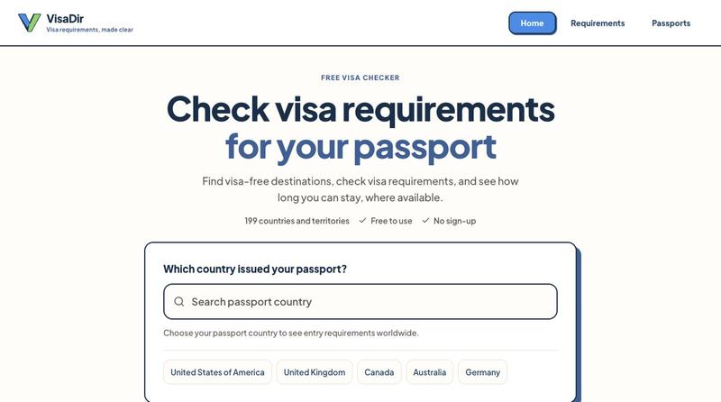 visadir-com — screenshot
