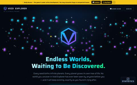 Void Explorer — screenshot