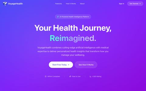 Voyage Health AI — screenshot