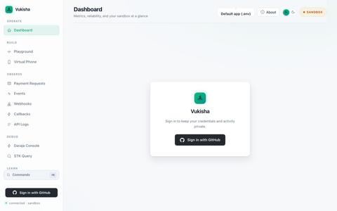 Vukisha - Get across the Daraja API — screenshot
