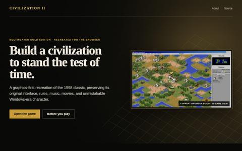 Civilization II — Browser Recreation — screenshot