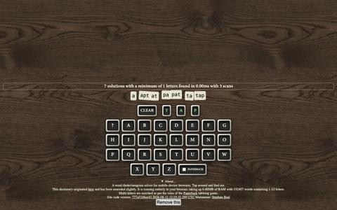 Words — screenshot