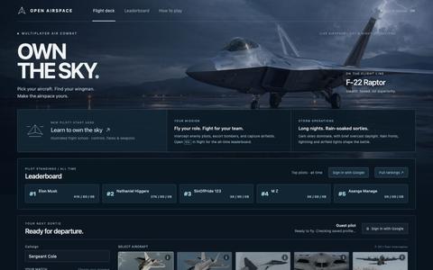 Open Airspace — screenshot