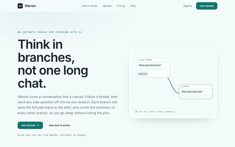 Warren — think in branches, not one long chat — screenshot