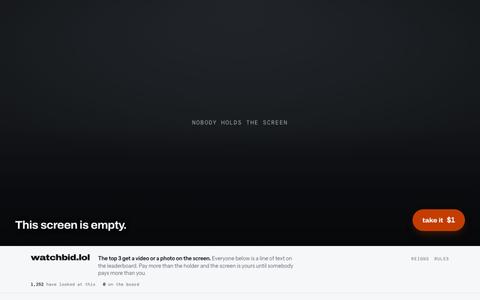 watchbid.lol — buy the top screen — screenshot