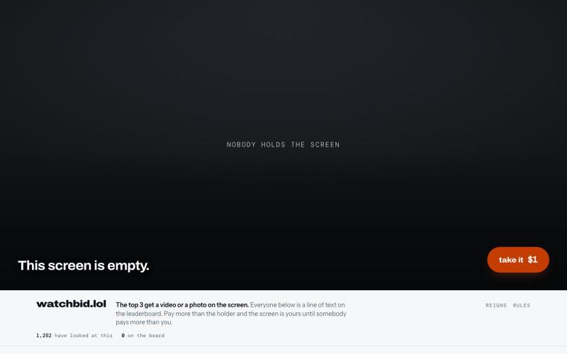 watchbid.lol — buy the top screen — screenshot