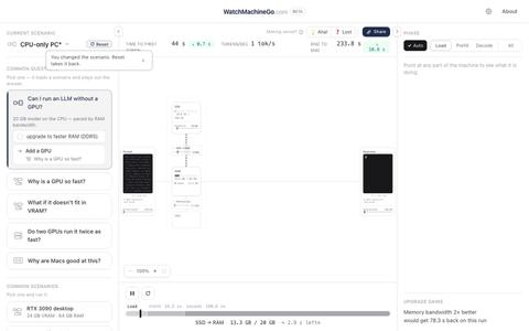 WatchMachineGo — screenshot
