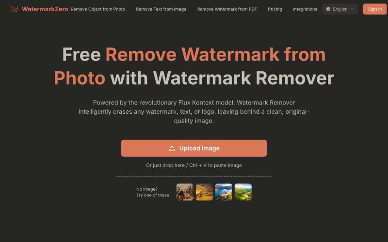 Remove Watermark From Photo with Watermark Remover — screenshot