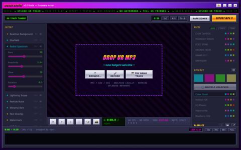 wavez.social — make ur music slap — screenshot
