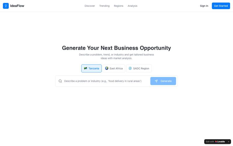 Lovable App — screenshot