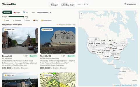 WeekendMax — max your 3-day weekends. Zero PTO required. — screenshot