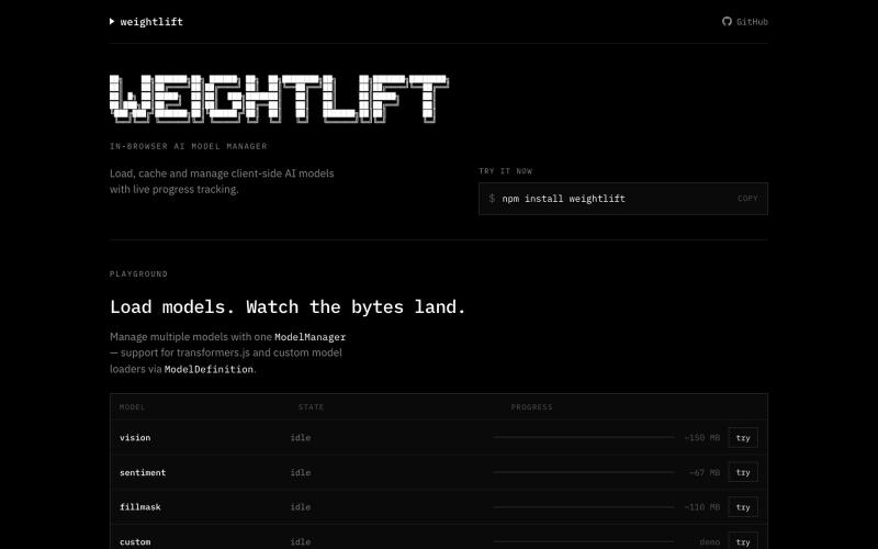 weightlift — screenshot