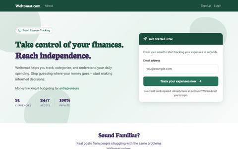 Weltomat — screenshot