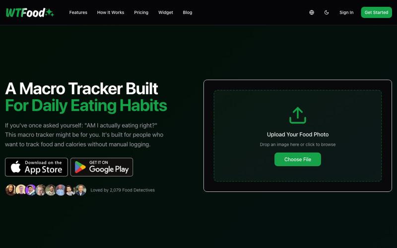 Macro Tracker and Food Calorie Finder | What the Food — screenshot