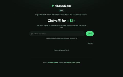 whenmoon.lol | pay for #1 — screenshot