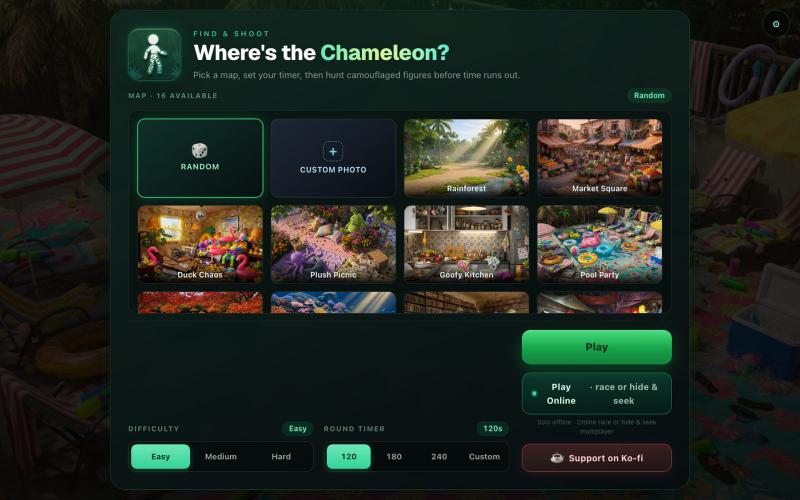 Where's the Chameleon? — screenshot