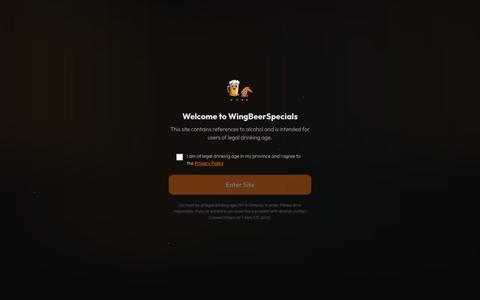WingBeerSpecials — Deals Near You — screenshot