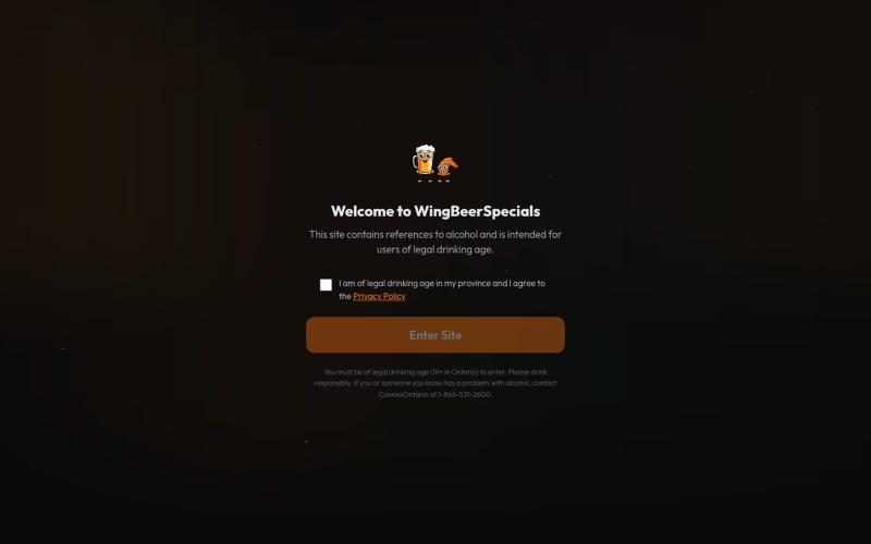 WingBeerSpecials — Deals Near You — screenshot