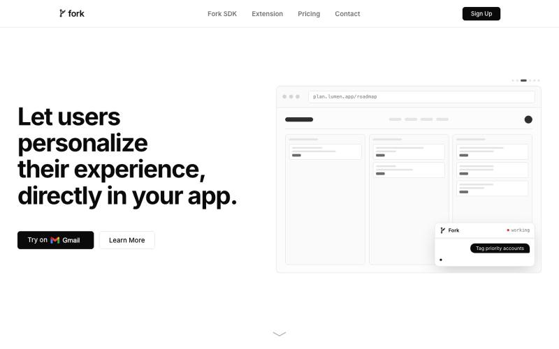 fork — screenshot
