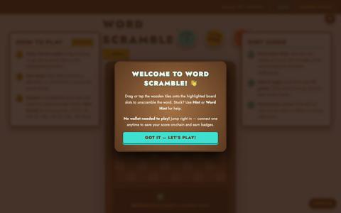 Mid-Century Teak Scramble — screenshot