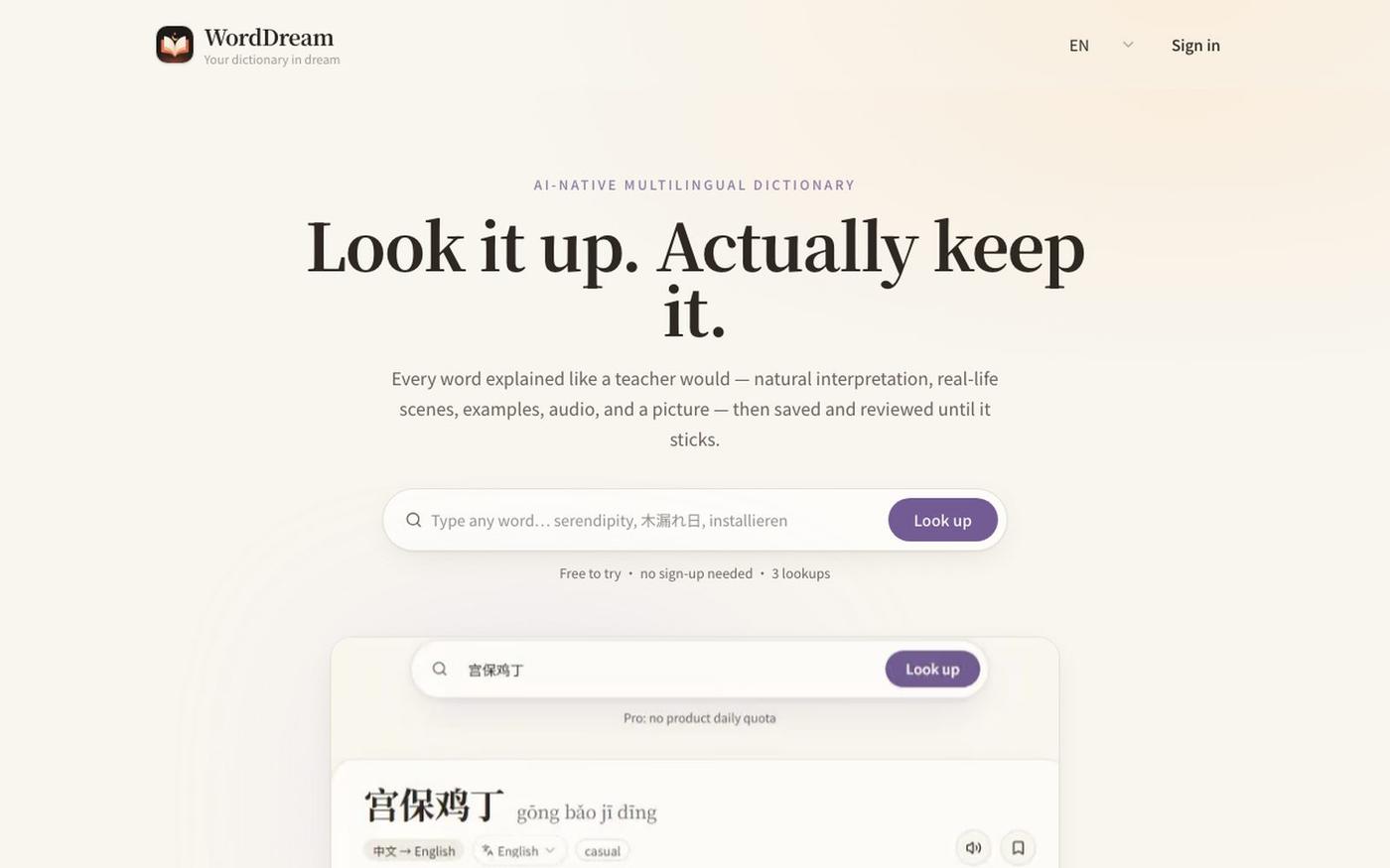 Look it up. Actually keep it. — screenshot
