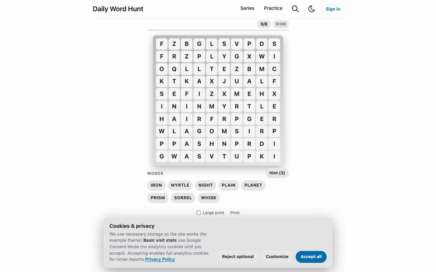 Free Daily Word Search | Daily Word Hunt — screenshot