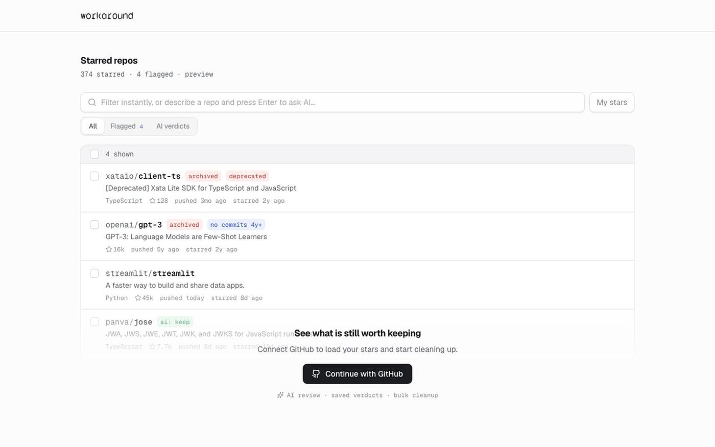 Workaround — practical fixes for everyday software — screenshot