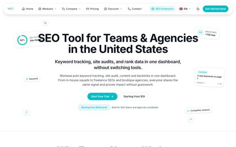 Workexe | SEO tools your team uses every day — screenshot