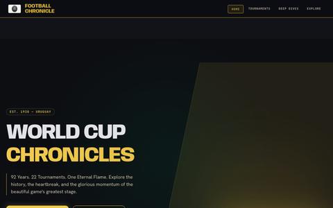 World Cup Chronicle - Glorious Momentum — screenshot