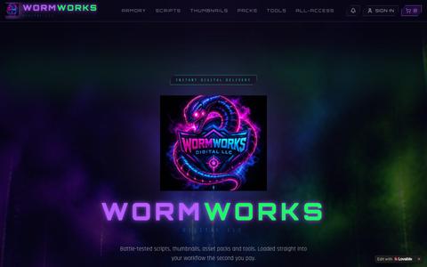 WORMWORKS DIGITAL LLC ARMORY PACKS — screenshot