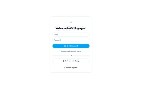 Writing Agent – AI Writing Coach & Writing Feedback Platform — screenshot