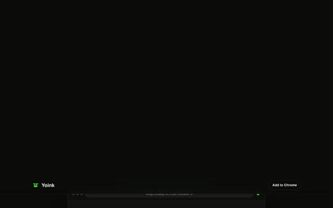 Yoink — The internet's copy-paste button — screenshot
