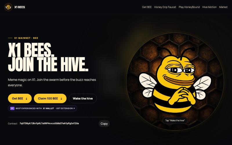 X1 BEES — Join the Hive — screenshot