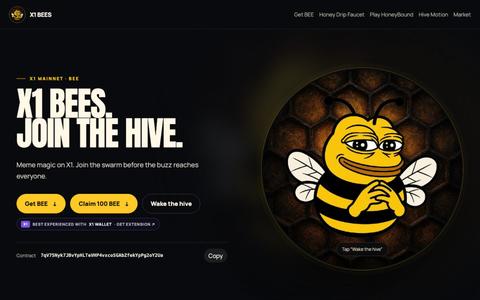 X1 BEES — Join the Hive — screenshot